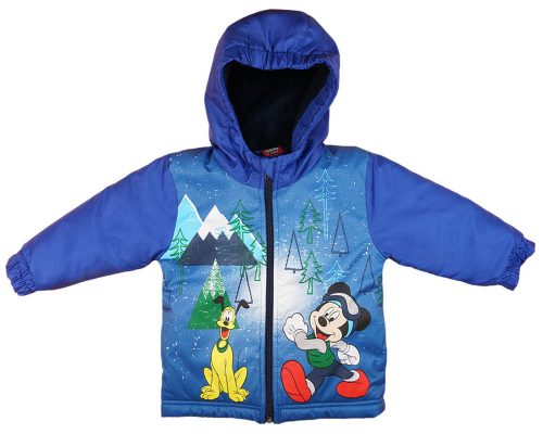 Disney Mickey vízlepergetős kapucnis téli kabát (méret: 74-110)