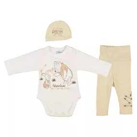   Disney Micimackó 3 részes baba szett (fiús| lányos színben) (méret: 56-68)