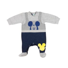   Disney Mickey belül bolyhos| hosszú ujjú rugdalózó (méret 56-74)