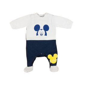   Disney Mickey belül bolyhos| hosszú ujjú rugdalózó (méret 56-74)