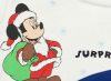 Disney Mickey és Plútó belül bolyhos hosszú ujjú rugdalózó Karácsony (méret: 56-74)