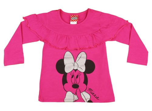 Disney Minnie hosszú ujjú lányka póló (méret: 92-140)