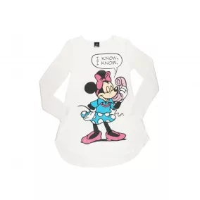 Disney Minnie női, hosszú ujjú tunika
