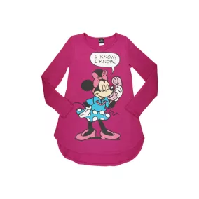 Disney Minnie női, hosszú ujjú tunika