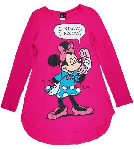 Disney Minnie női, hosszú ujjú tunika