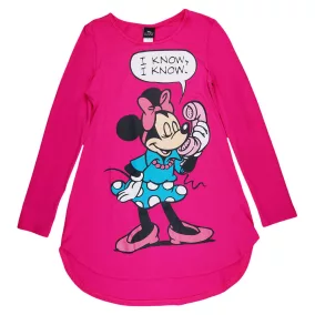 Disney Minnie női, hosszú ujjú tunika