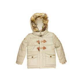   Bélelt| vízlepergetős| kapucnis unisex télikabát (méret: 140-164| 10-14 év)