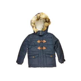 Bélelt, vízlepergetős, kapucnis unisex télikabát (