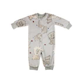 Állat mintás wellsoft overálos pizsama (méret: 80-110)