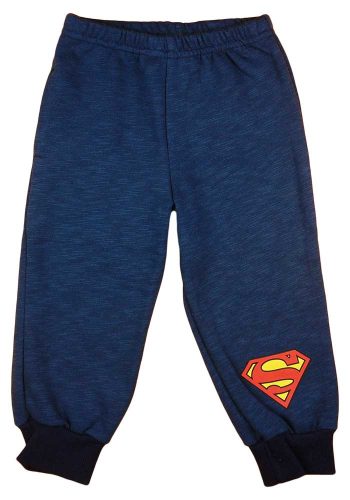 Belül bolyhos fiú szabadidő nadrág SuperMan mintával