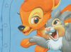 Disney Bambi mintás hosszú ujjú kombidressz