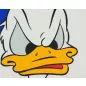 Rövid ujjú férfi póló Donald kacsa mintával fehér színben
