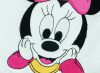 Disney Minnie kapucnis törölköző (méret:70x90)