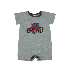 Traktor mintás fiú rövid ujjú napozó