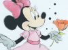 Disney Minnie lányka hosszú ujjú rugdalózó pasztel