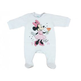 Disney Minnie lányka hosszú ujjú rugdalózó pasztel