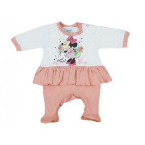 Disney Minnie hosszú ujjú rugdalózó fodros pasztel