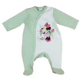 Disney Minnie elején patentos pamut rugdalózó