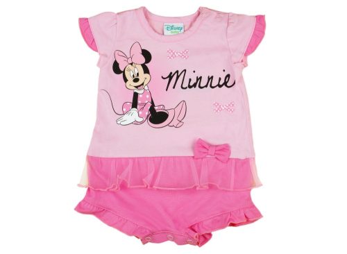 Disney Minnie lányka rövid ujjú napozó masnis