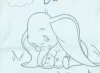 Disney Dumbo hosszú ujjú baba body fehér