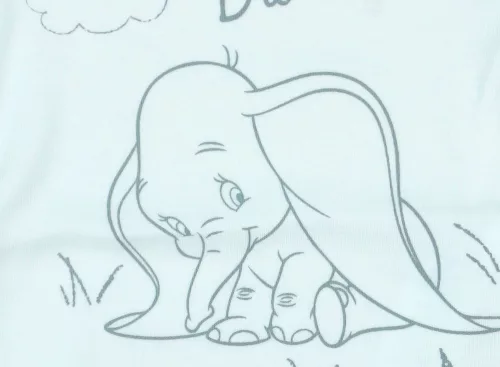 Disney Dumbo hosszú ujjú baba body fehér