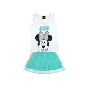 Disney Minnie lányka 2 részes ujjatlan/szoknya sze