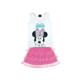 Disney Minnie lányka 2 részes ujjatlan/szoknya sze