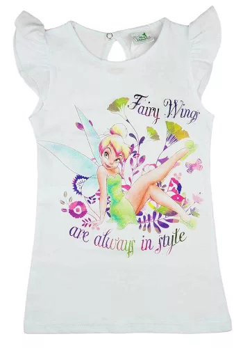 2 részes nyári kislány szett Csingiling mintával fehér és lila színben