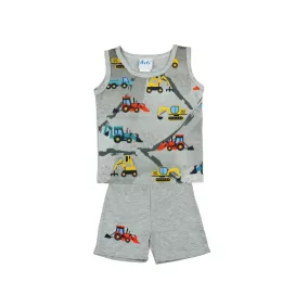 Markoló mintás fiú 2 részes atléta/short szett