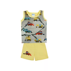 Markoló mintás fiú 2 részes atléta/short szett