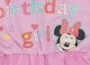 Disney Minnie lányka szülinapos rövid ujjú kombidr