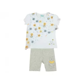 Disney Micimackó lányka 2 részes, póló-3/4 legging