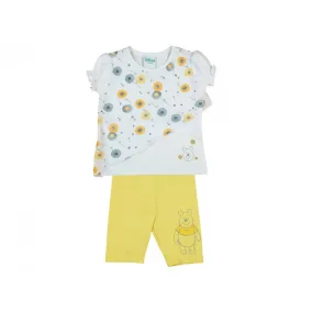 Disney Micimackó lányka 2 részes, póló-3/4 legging