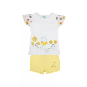 Disney Micimackó lányka 2 részes póló/short szett