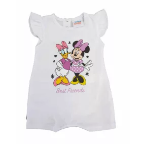 Ujjatlan baba kislány napozó Minnie egér mintával