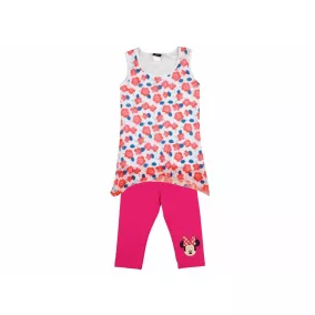 Disney Minnie lányka 2 részes ujjatlan-3/4 legging
