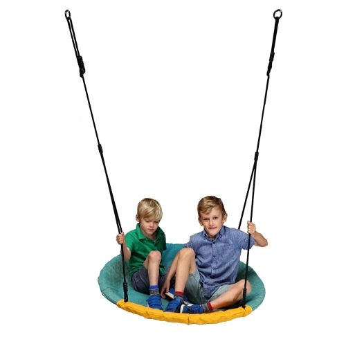 Winkoh fészekhinta 100 cm, türkiz/sárga