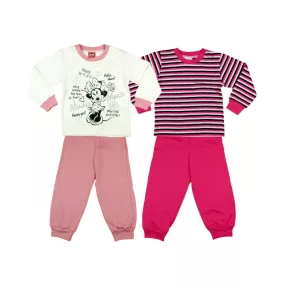Disney Minnie lányka páros hosszú pizsama szett (2