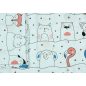 Mintás óvodai paplanhuzat 90x140cm