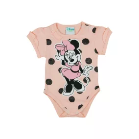 Disney Minnie lányka rövid ujjú kombidressz pöttyö