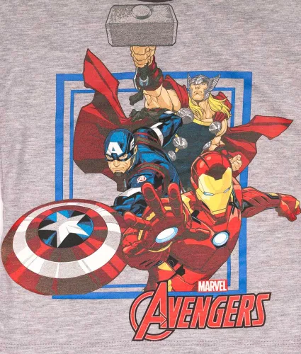2 részes kisfiú nyári szett Avengers/Bosszúállók mintával