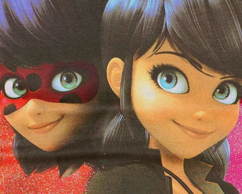 Miraculous Katicabogár lányka rövid ujjú póló