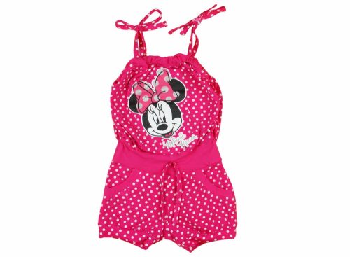 Disney Minnie lányka nyári overál pöttyös