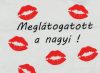 Meglátogatott a nagyi! feliratos napozó