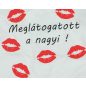 Meglátogatott a nagyi! feliratos napozó