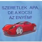Feliratos rövid ujjú baba body