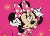 Disney Minnie lányka ujjatlan, alul virágos ruha