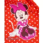 2 részes kislány nyári szett rövidnadrággal, tunikával Minnie egér mintával piros színben