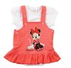 Disney Minnie 2 részes, kantáros szoknyás baba szett