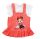 Disney Minnie 2 részes, kantáros szoknyás baba szett